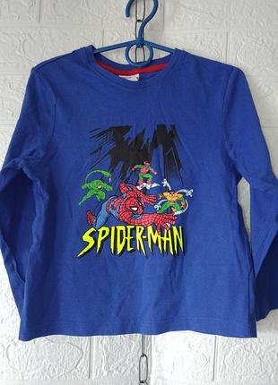 Лонг реглан человек паук 5-6 лет spiderman