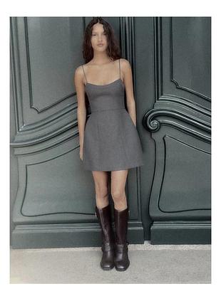 Сіра сукня від zara