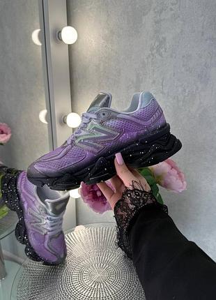 👕new balance 9060 prism purple neon green