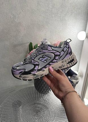 New balance 530 custom purple/ black
