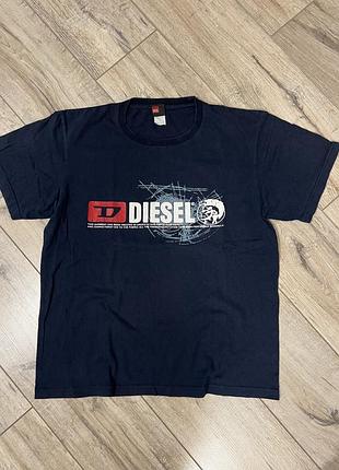 Футболка diesel modna дізель у2k skate rap t shirt