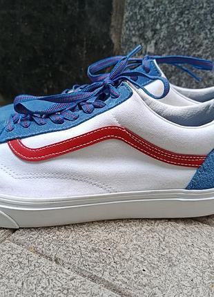 Кеды vans old skool blue/white/red, оригинал, размер 46 (30 см)