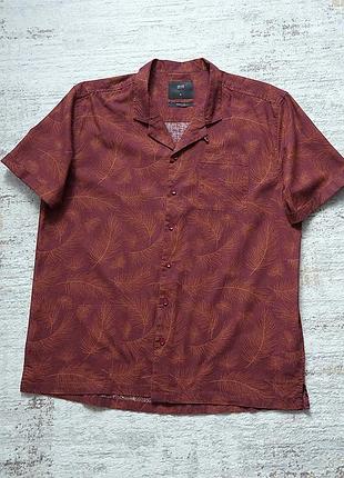 Стильная тенниска из хлопка и льна, 52-54-56, house brand