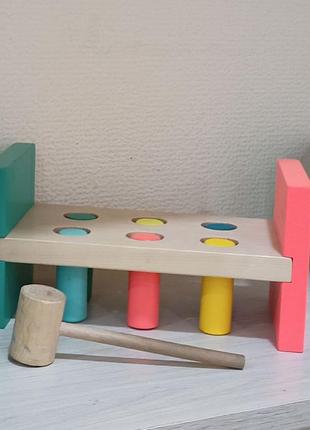 Деревянная игрушка "игра на удар"