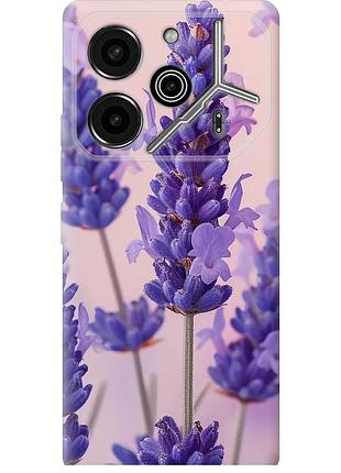 Чохол силіконовий на телефон tecno pova 6 pro лаванда "6037u-3689-58250"