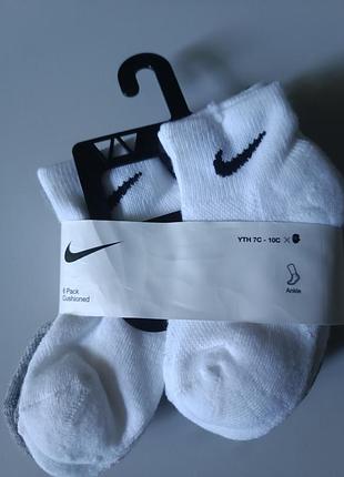 Nike носки детские комплект 5 шт 4-5 лет