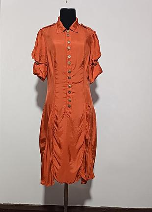 Jean's paul gaultier винтажное платье миди р. s/ it 44/eur38
