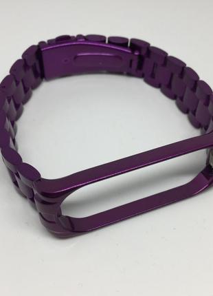 Ремешок mi band 3 Xiaomi mi band 2 металлический очень красивый