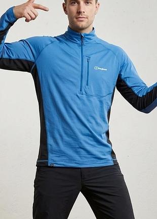 Мужская термокофта berghaus zip neck