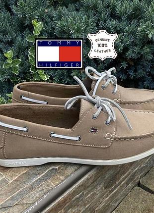 Tommy hilfiger оригінальні фірмові шкіряні мокасини лофери снікерси натуральна шкіра 40р.