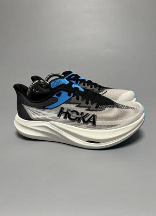 Професійні бігові кросівки з карбоновою пластиною hoka one one rocket x 3 (carbon fiber plate) оригінал 1168724 wblc