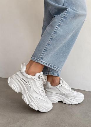 Жіночі снікерси steve madden білого кольору