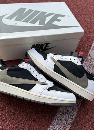 Jordan 1 retro low og sp travis scott olive (dz4137-106) 44