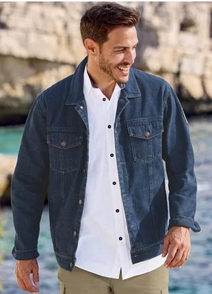 Стильна джинсова куртка trader xxl-xxxl