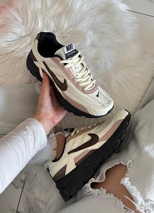 Кроссовки nike initiator beige brown black 36-41