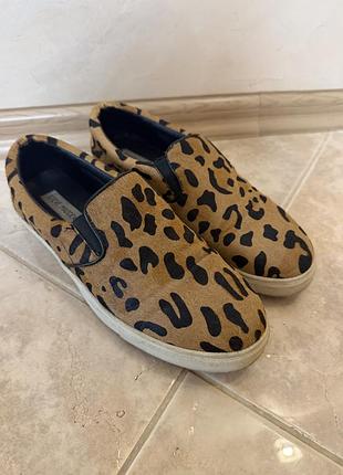 Лофери steve madden сліпони леопардові
