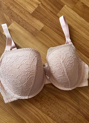 Пудровий бюстгальтер lipsy 36dd/80dd