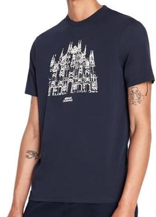 Armani exchange футболка, темно-синя, оригінал, розмір xl