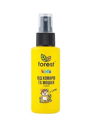 Спрей-репеллент forest kids от комаров и мошки 140мл