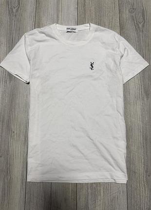 Чоловіча футболка saint laurent white tee