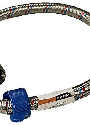 Б/у шланг epdm в металлической оплетке 1/2 вв 0.5 м asco as-flex 10/200 as-hv 050