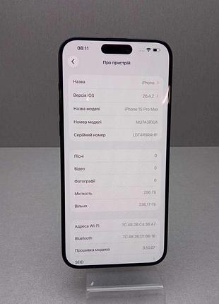 Мобильный телефон смартфон б/у apple iphone 15 pro max 256gb