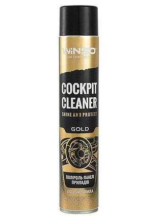 Поліроль для панелі приладів winso exclusive cockpit cleaner gold, 750мл