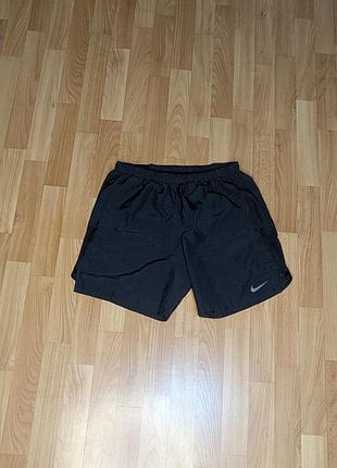 Шорты nike dri-fit, черные, размер м