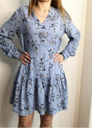Віскозне з воланом по низу плаття 👗