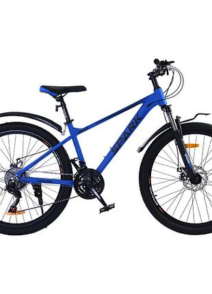 Велосипед spark field (колеса - 26", алюминиевая рама - 15") синий