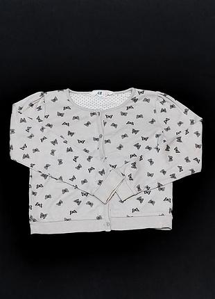 Кофточка h&amp;m метелики 122-128р 7814