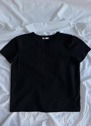 Базова щільна футболка zara