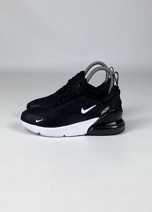 Кросівки nike air max 270 (ps) ao2372-001 оригінал чорні сітка дитячі на хлопчика літні легкі розмір 33 - 34 / 21.5 см