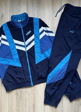 Вінтажний сплртивний костюм puma (xl)