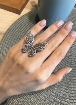 Нереальное кольцо бабочка, метелик1 фото