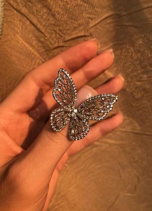 Нереальное кольцо бабочка, метелик3 фото