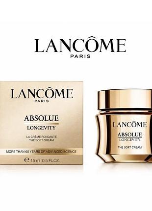 Антивіковий крем lancome absolue longevity soft cream 15 ml