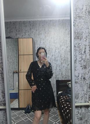 Нежное платье с запахом
