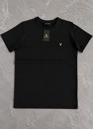 Футболка lyle &amp; scott черная мужская