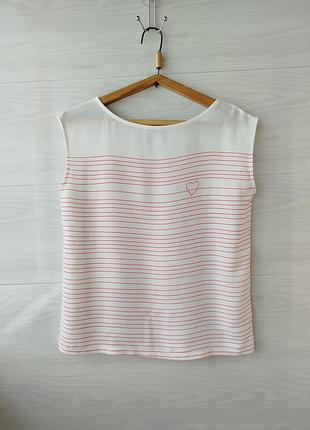 Футболка женская в красную полоску casualwear