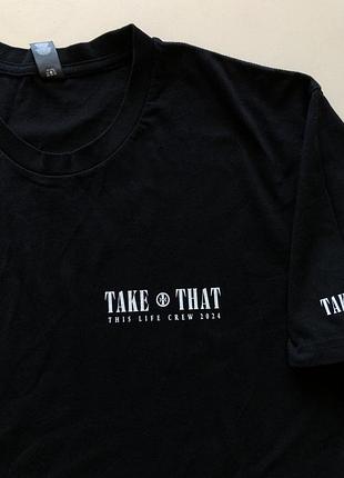 Футболка чорна take that tt базова футболка