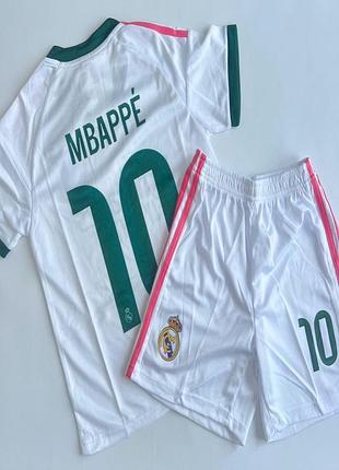 Дитяча підліткова футбольна форма mbappe fc real madrid 26/27