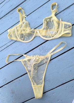 Набор нежный лимон 🍋primark l-xl