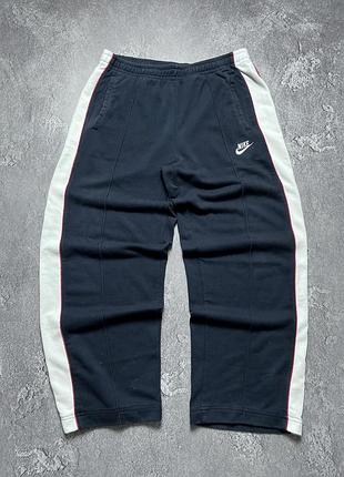 Vintage винтажные штаны nike найк big swoosh logo биг свуш лого lampas лампас size xl размер хл