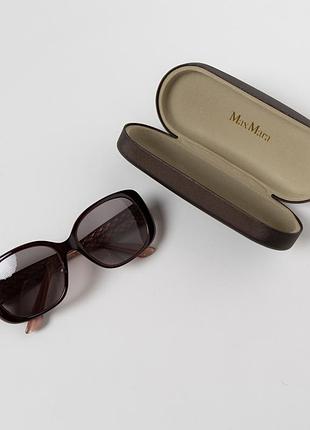 Стильні, оригінальні окуляри для читання, корекції зору max mara моделі b-sunf1424 у коричневому відтінку з градієнтними лінзами. елегантна жіноча