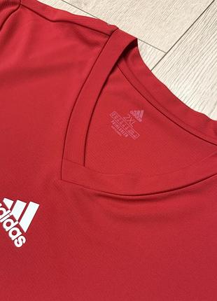Темно-червоний лонгслів adidas 9