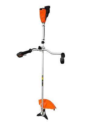 Аккумуляторная коса gtm bc56/1200bl 56в, ширина кошения 25/42 см, нож + косильная головка без акб