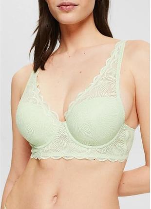 Бюстгальтер esprit, размер 75b, цвет светло-зеленый