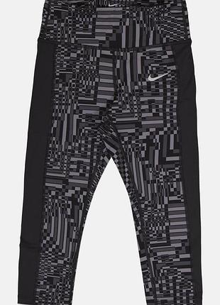[m] женские капри для бега   nike epic run multi print