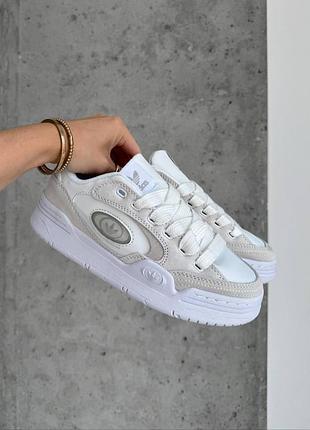 Женские серые кроссовки adidas adi 2000 grey white х адидас 38
